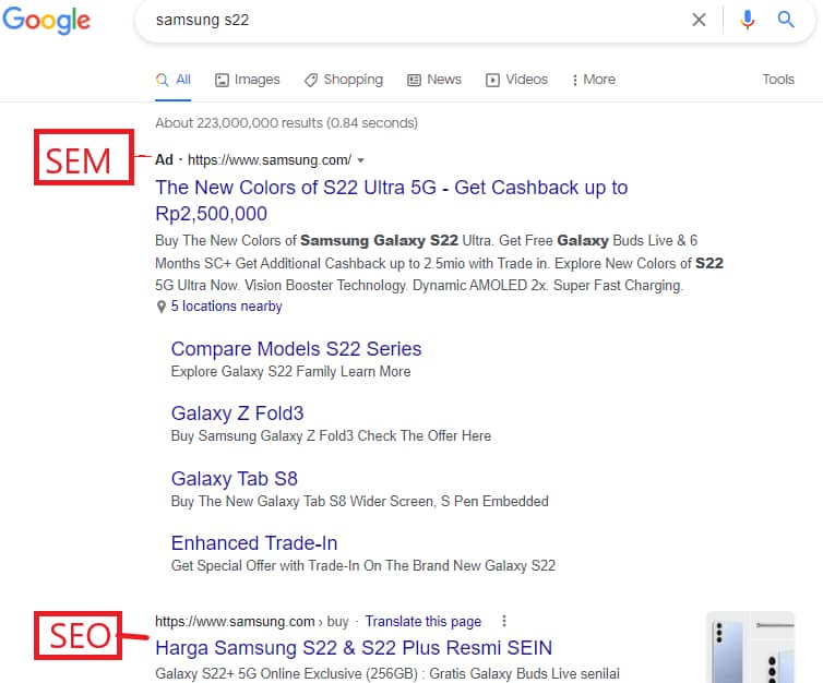 SEO VS SEM Apa Bedanya?