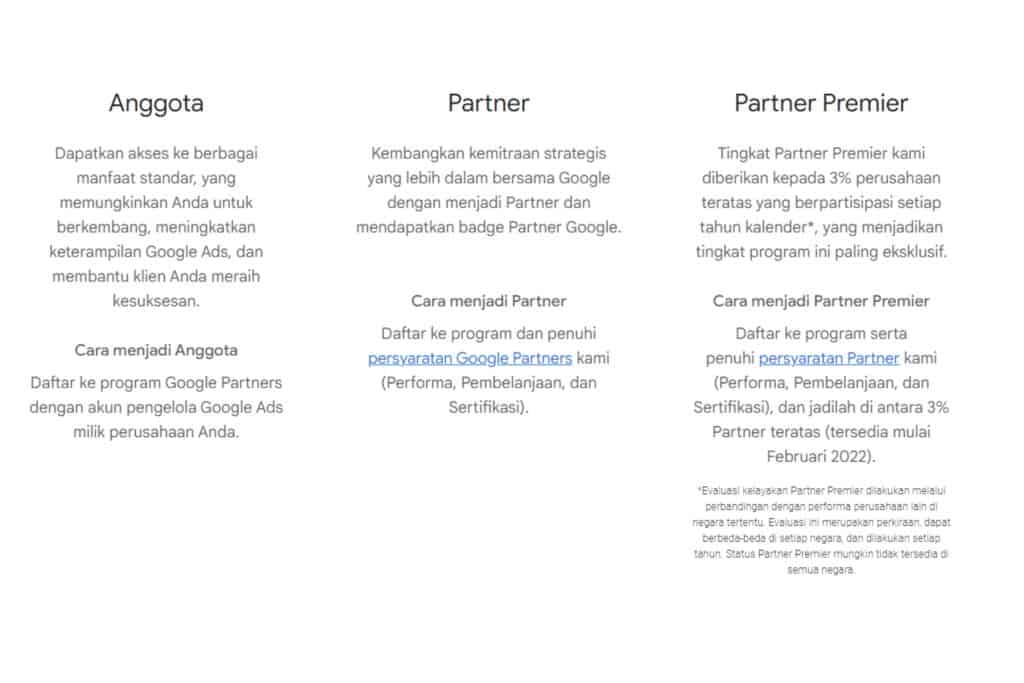 google partner dan premier partner